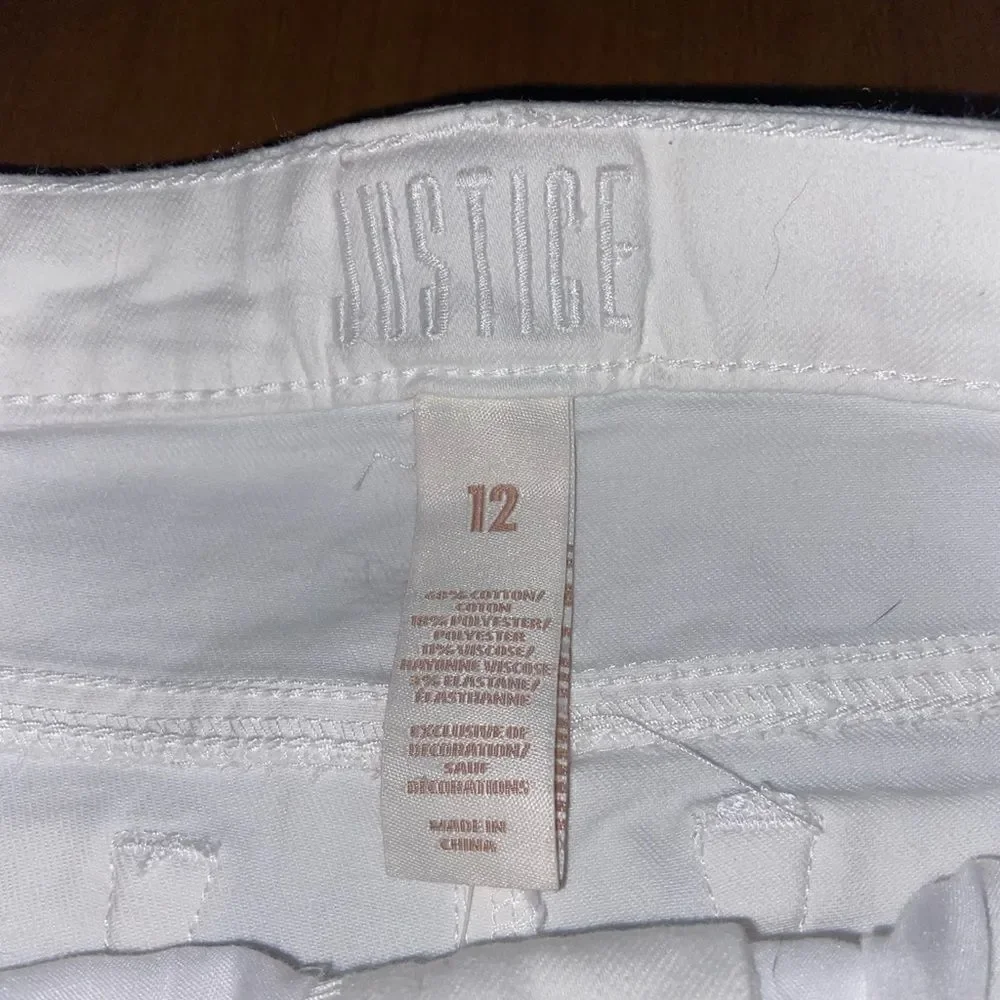 NWT justice denim Bermuda shorts